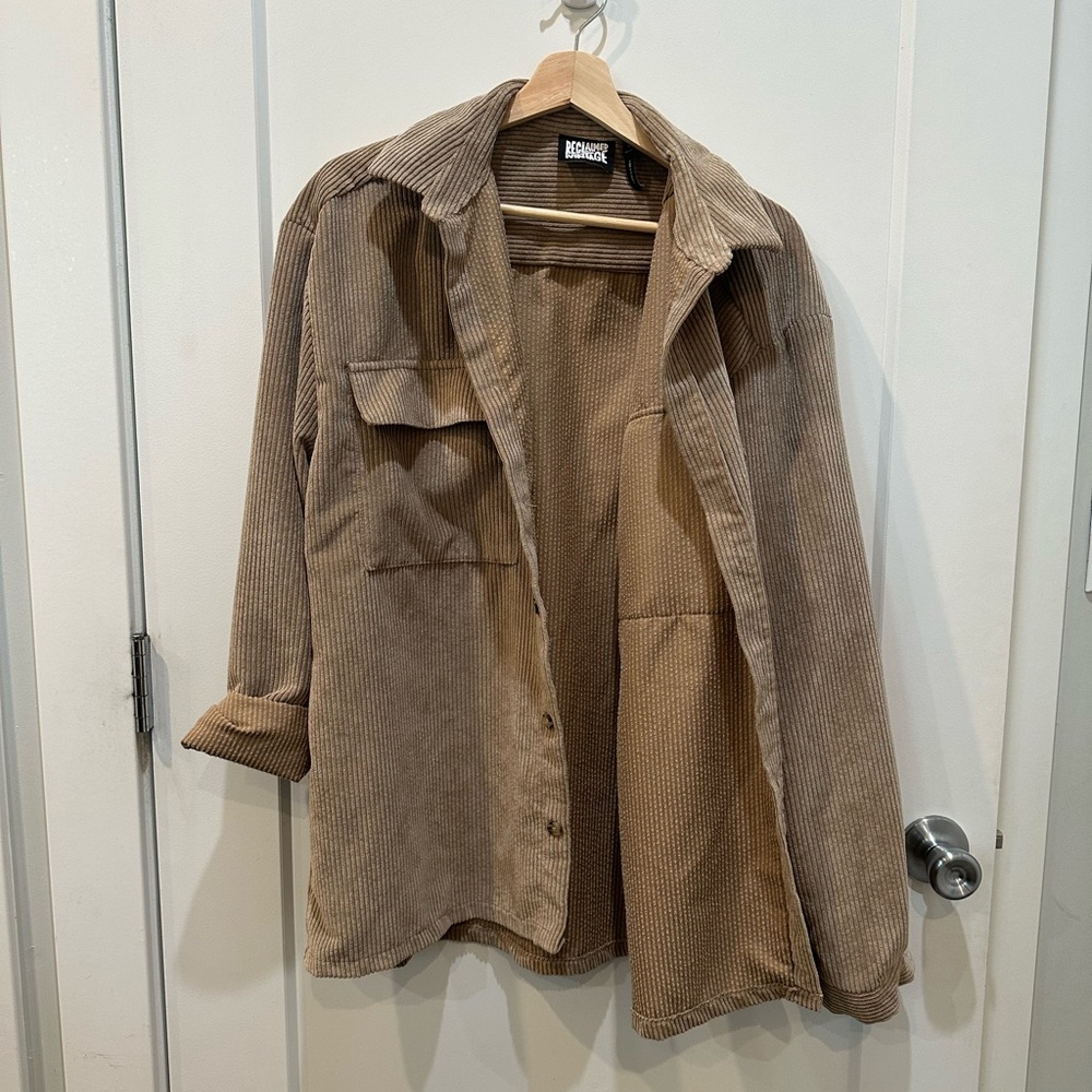 Oversized Corduroy Shirt